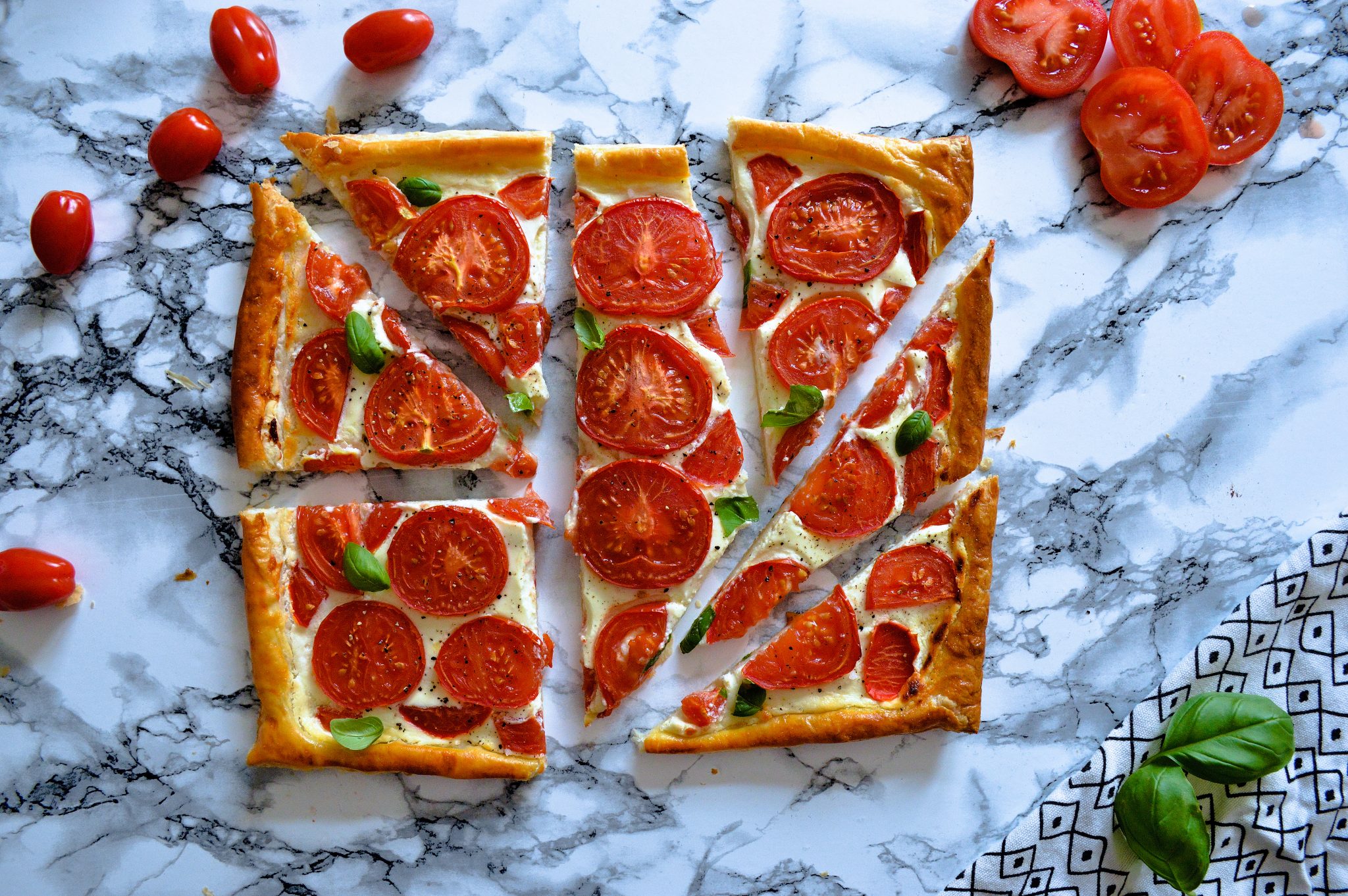 Goats Cheese and Roast Tomato Tart Sarah Jane's Kitchen